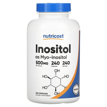 Nutricost, 肌醇，500 毫克，240 粒膠囊