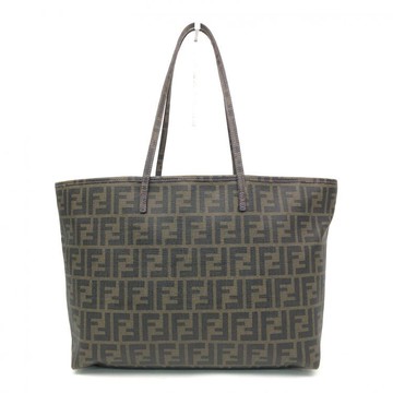 fendi棕色經典老花托特包