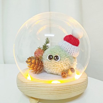 Dadada 小精靈小夜燈/玻璃花盅 - 聖誕節 - 野果