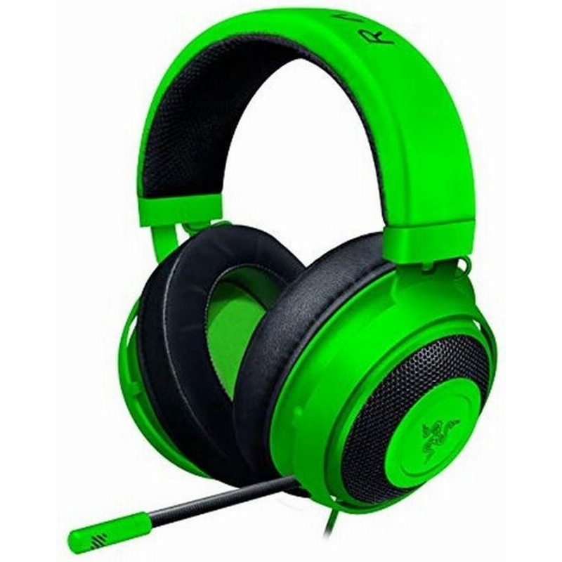 Razer Kraken Green ゲーミングヘッドセット アナログ接続 Ps4 Ps5 Pc Switch スマートフォン 冷却ジェルパ 通販 Lineポイント最大0 5 Get Lineショッピング