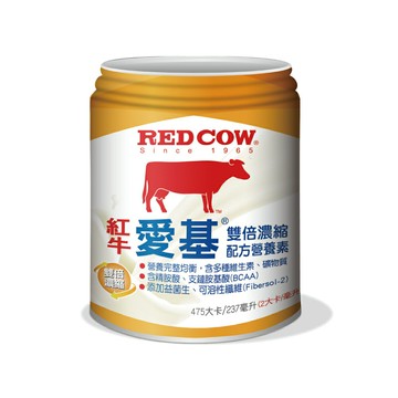 RED COW 紅牛愛基雙倍濃縮配方營養素(237mlx24罐/箱)精胺酸、雙卡、BCAA、益菌生 憨吉小舖
