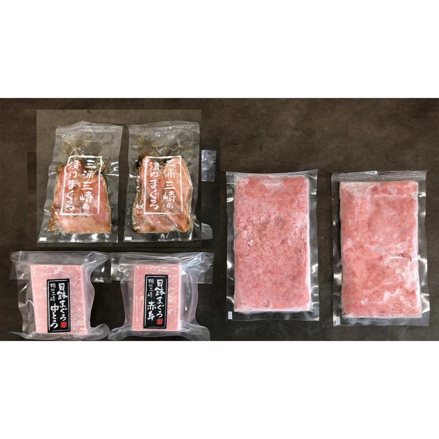 神奈川 三浦三崎 まぐろ三昧 天然目鉢まぐろ 中トロ柵100g×1 赤身柵100g×1 すきみ100g×2 漬けまぐろ100g×2 