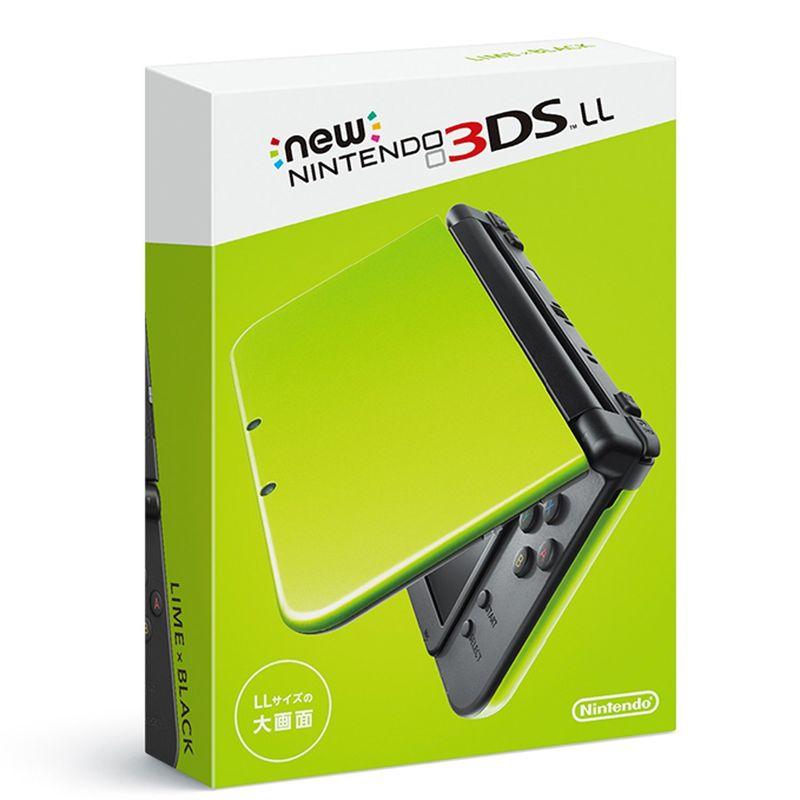 美品NEW Nintendo 3DS 本体 LL ライム/ブラック3dsll本体 - 携帯用