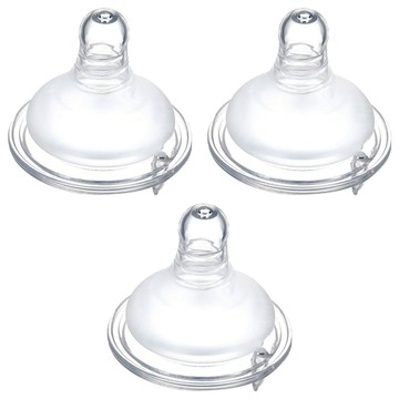 Simba 小獅王辛巴 超柔防脹氣寬口十字奶嘴 L  L(6個月以上)  3個