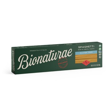 Bionaturae Organic Gluten Free Rice & Lentil Spaghetti Pasta 12 oz