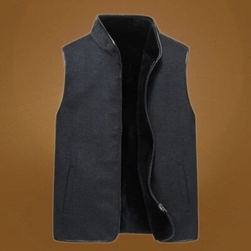 現貨+預購 真皮背心 皮馬甲-商務休閒翻領防寒保暖 男外套72r15【獨家進口】【米蘭精品】