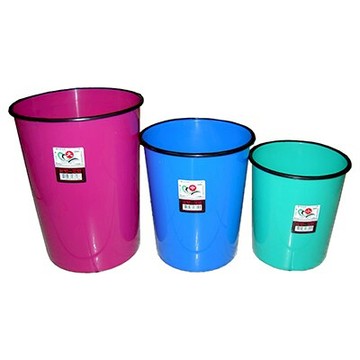 【文具通】圓型垃圾筒[大]直徑27x高35cm DH000001