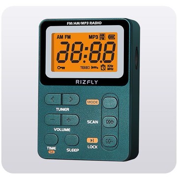 3隨身聽 音樂播放器 米躍MY-01M迷你便攜式FMAM兩波段收音機可充