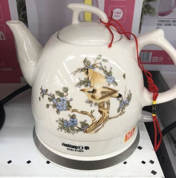 美琪 快煮壺 日象-雀采卉陶瓷快煮壺1.2L