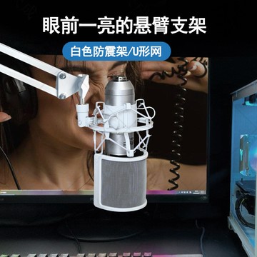 熱賣特惠🎈麥克風懸臂支架 堅固耐用 靈活調整角度 直播 錄音 電競 宅錄 通用 麥克風適用 升級版 桌面支架