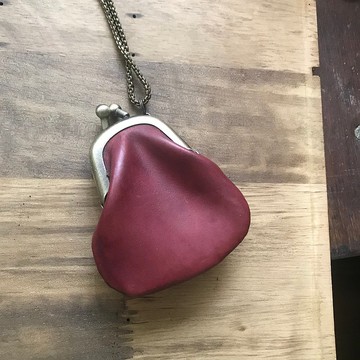 Sienna真皮項鍊口金小荷包