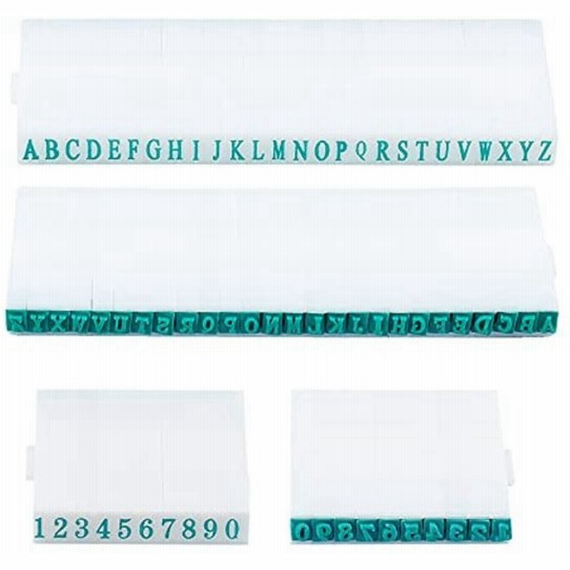 Chgcraft 4組 アルファベット 数字スタンプ 0 9 A Z 英語 文字 英数字 スタンプ ローマ字 連結式 数字セット 小さい 取 通販 Lineポイント最大get Lineショッピング