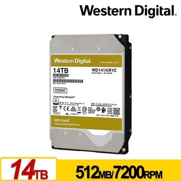 WD 金標 14TB 3.5吋 SATA 企業級硬碟 WD141KRYZ