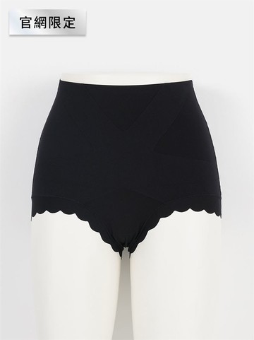 人氣追加 | 最佳曲線收腹高腰內褲-黑   | 官網限定