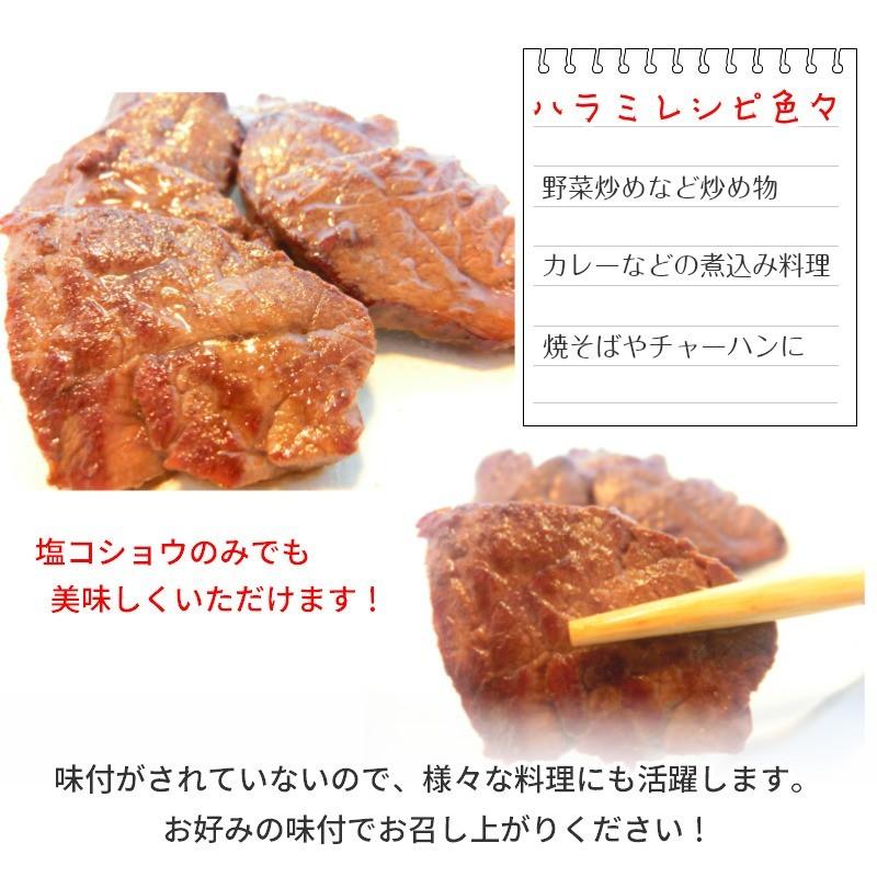 牛ハラミ　厚切りスライス 500ｇ　焼肉用はらみ　・牛ハラミスライス500ｇ・