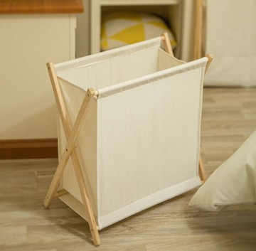 日式摺疊臟衣簍布藝臟衣籃臥室臟衣服收納筐棉麻洗衣籃衣物收納籃