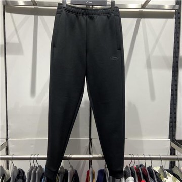 李寧2023春季新款運動長褲男褲健身系列舒適束腳收口衛褲 AKLT113