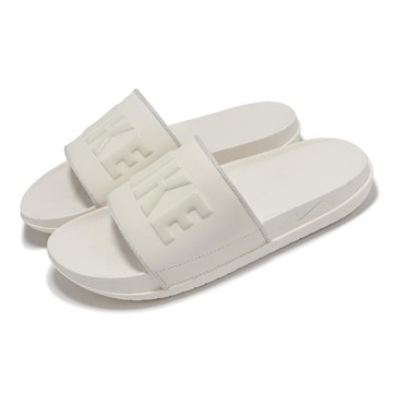 拖鞋 Wmns Offcourt Slide 女鞋 白 緩震 止滑 涼拖鞋 BQ4632-111