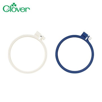 耀您館★日本製造Clover可樂牌12cm刺繡框繡花框57-26鎖頭設計刺繡繃壓線框繡框刺綉框繡花繃繡花圈繡花盤刺繡工具【APP下單點數4倍送】