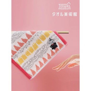 日本毛巾美術館姆明純棉手帕moomin毛巾家用可愛吸水兒童洗臉方巾