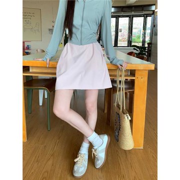 可可里自制~歐若風運動裙夏季新款高腰防走光速干半身裙短裙子女