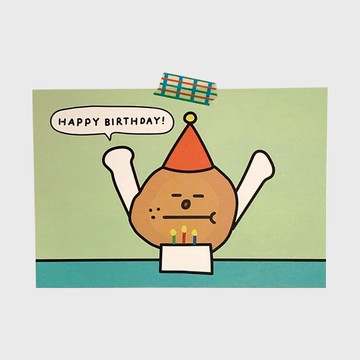 SASIM POPO BIRTHDAY 插畫明信片