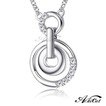 項鍊．綺麗時光．圓型．T字扣．送女友．生日禮物．C1519