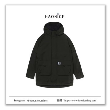 【HAO NICE】100%正品 CARHARTT WIP 美國潮牌 防潑水連帽外套 長大衣 防風外套