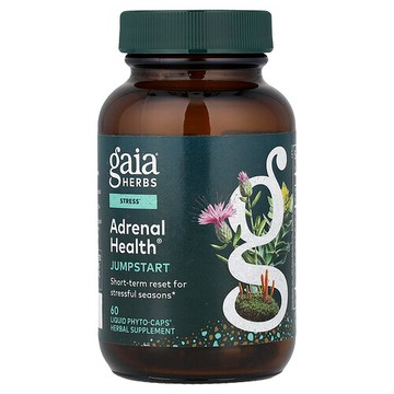Gaia Herbs, 腎上腺健康®，快速啟動，60 粒液體 Phyto-Caps® 膠囊