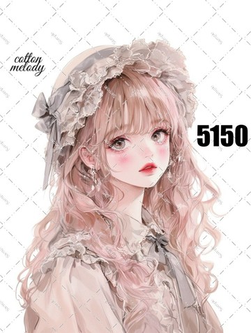 original sticker no.5150 人物貼紙 原創貼紙 原創人物貼紙 裝飾貼紙 cotton melody