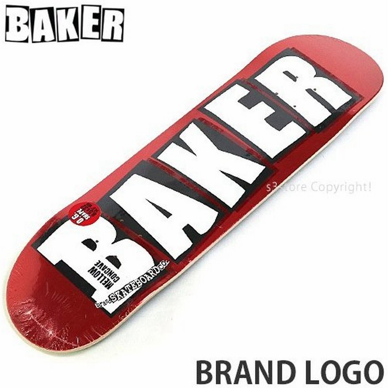 ベイカー ブランド ロゴ Baker Brand Logo スケートボード スケボー デッキ 板 チーム Deck Skate カラー Red Foil サイズ 8 5x32 25 通販 Lineポイント最大0 5 Get Lineショッピング