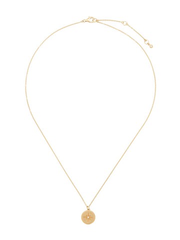 Astley Clarke - Star Set Celestial pendant necklace - women - 18kt Gold Plated Silver - One Size