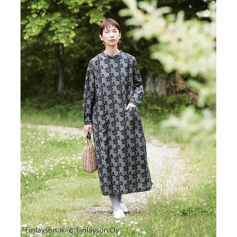 Feat Finlayson 北欧が好き ワンピース レディース サニークラウズ フェリシモ Felissimo 通販 Lineポイント最大1 0 Get Lineショッピング