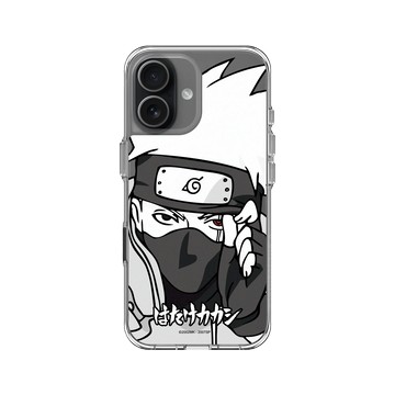 iPhone 17 Clear Case（相機按鈕） 透明 - 火影忍者 Naruto - 黑白系列-卡卡西