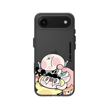 iPhone Air Clear (相機按鈕) 酷墨灰 - 鹿人 Twodeerman - 鹿人宇宙抱成一團