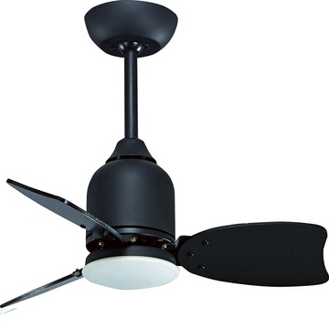 L01-21107B 平光黑【DC直流馬達】25吋LED16W吊扇燈