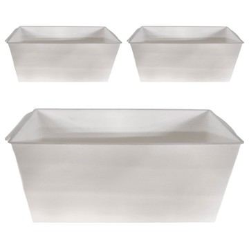 KEYWAY 聯府 威登2號收納盒 VT20-3  290 x 132 x 125mm  白色  3個