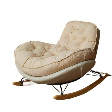 搖搖躺椅懶人沙發豪華企鵝搖椅休閑椅子客廳臥室家用設計師懶人椅[010209DD]