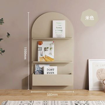 雜誌架 簡約ins風雜志報紙書架復古客廳置物架陳列架復古展示架CD收納架