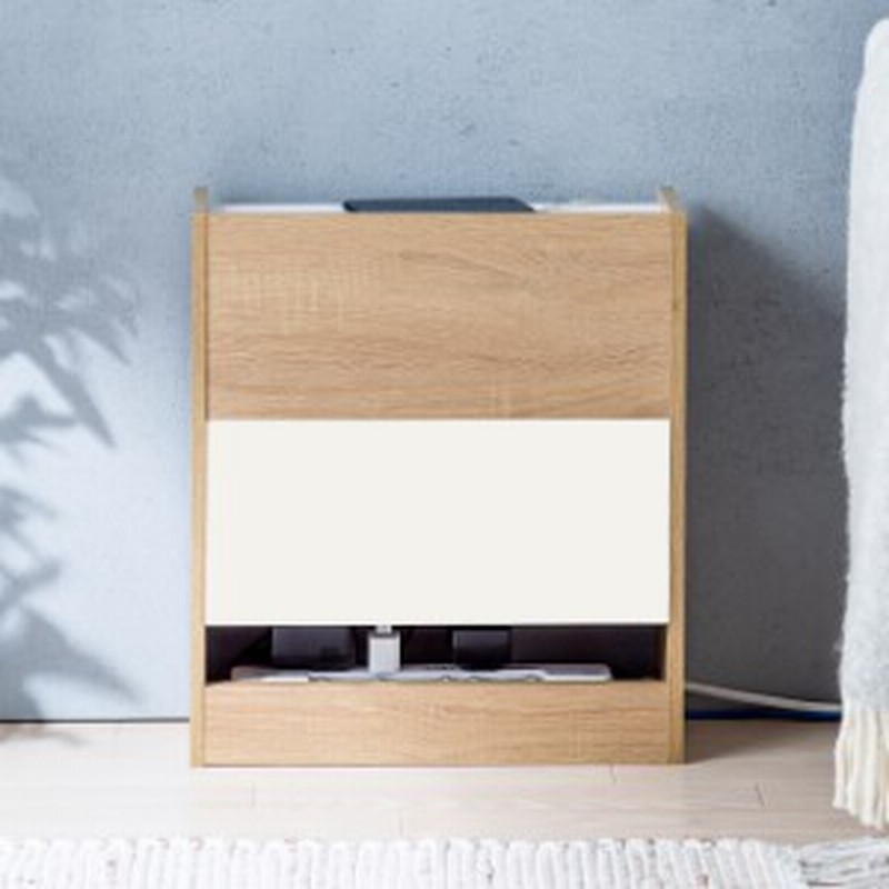 ケーブルボックス 高さ45cm 電源タップ 無線lanルーター ケーブル 収納 木製 0 Cb022 通販 Lineポイント最大get Lineショッピング
