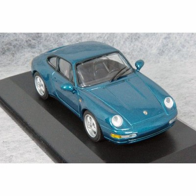 リアル ○ 1/43 ポルシェ 〓 911 ( 993 ) カレラ / ターコイズ グリーン 乗用車