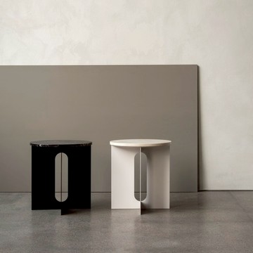 Audo Androgyne Side Table Ø40cm 邊桌- 無石頭 - 黑色