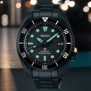 SEIKO 精工 Prospex 限量 黑潮夜視 200米機械錶 夏日煥新提案 送禮推薦-45mm(SPB433J1/6R35-03A0SD)_SK045