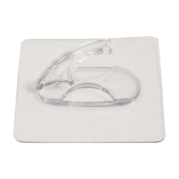 BEARGOOD 熊好貼 NS 無痕掛勾 方形大橢圓掛勾 20g  白色 + 透明色  4個