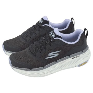 SKECHERS GO RUN MAX CUSHIONING PREMIER 2.0 慢跑鞋  24.5cm  黑色 + 紫色