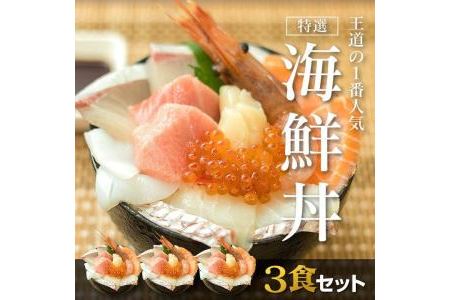 福岡市グルメ糸島海鮮堂の8種の海鮮丼3食セット