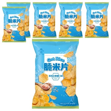 Want Want 旺旺 Got Rice 脆米片喜馬拉雅鹽口味  60g  6包