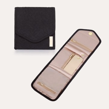 輕旅折疊飾品包 岩石黑