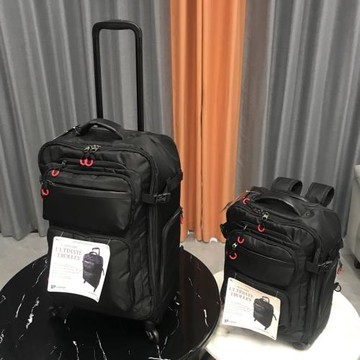 出口日本多功能登機拉桿箱萬向輪旅行箱電腦行李布箱可雙肩背包男