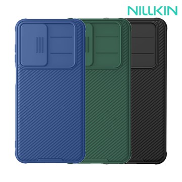 NILLKIN SAMSUNG 三星 Galaxy A26 5G 黑鏡 Pro 保護殼(藍色)